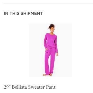 Lily Pulitzer sweater pants new with tags